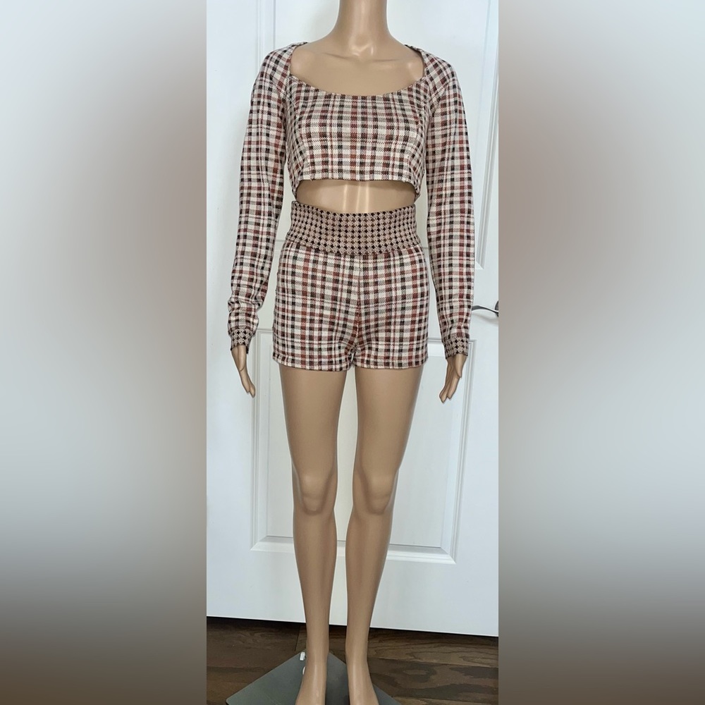 Freepeople Crop Top Short Set